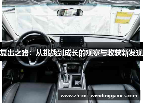 复出之路:从挑战到成长的观察与收获新发现 复出之路:从挑战到成长的观察与收获新发现