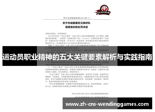 运动员职业精神的五大关键要素解析与实践指南 运动员职业精神的五大关键要素解析与实践指南